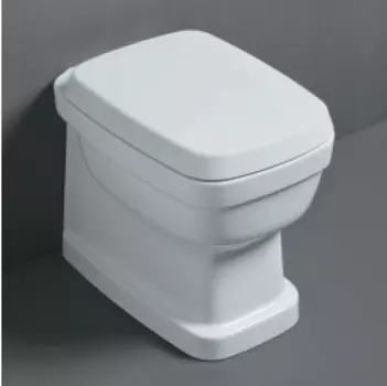 Унитаз приставной Simas Evolution с крышкой, белый (EVO01)