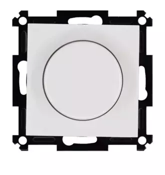 Универсальный диммер 3-500 Вт Led 3-250Вт HV - 500Вт с накладкой белый Jasmart G4012W-500RV