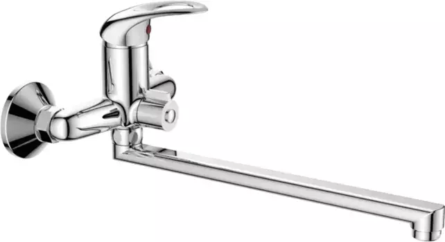 Смеситель с длинным изливом для ванны Haiba HB15 HB2215