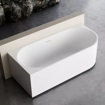 Ванна акриловая Abber 170х80 L белый матовый