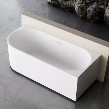 Ванна акриловая Abber 170х80 R белый матовый