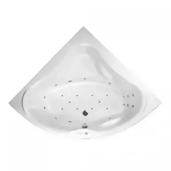 Ванна акриловая Excellent Konsul Ultra 150х150 с гидромассажем белый - хром