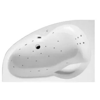 Ванна акриловая Excellent Newa Ultra L 160х95 с гидромассажем белый - хром