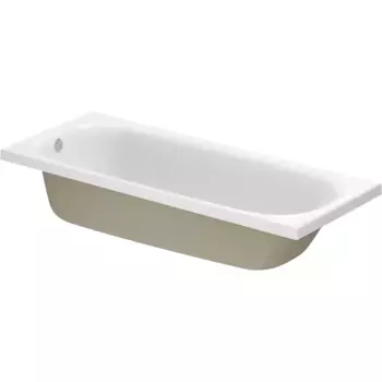 Акриловая ванна Niagara Brava 170x70 см, пристенная, белая, со сливом-переливом