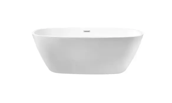 Ванна акриловая отдельностоящая ТЕРА 1700*780*590, белый глянцевый AQ-128778Wt