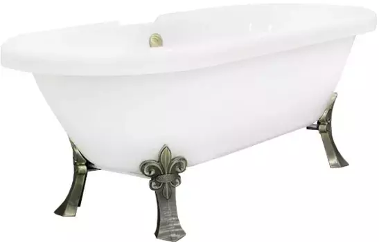 Ванна акриловая Radomir Леонесса 175х80 белый-бронза