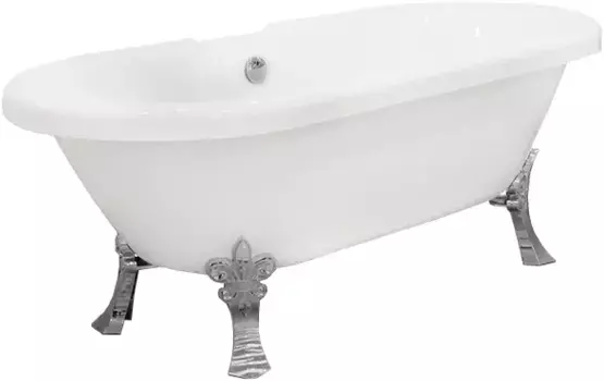 Ванна акриловая Radomir Леонесса 175х80 белый-хром