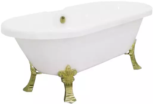 Ванна акриловая Radomir Леонесса 175х80 белый-золото