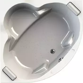 Ванна акриловая Radomir Сорренто 130х130 с подголовниками белый