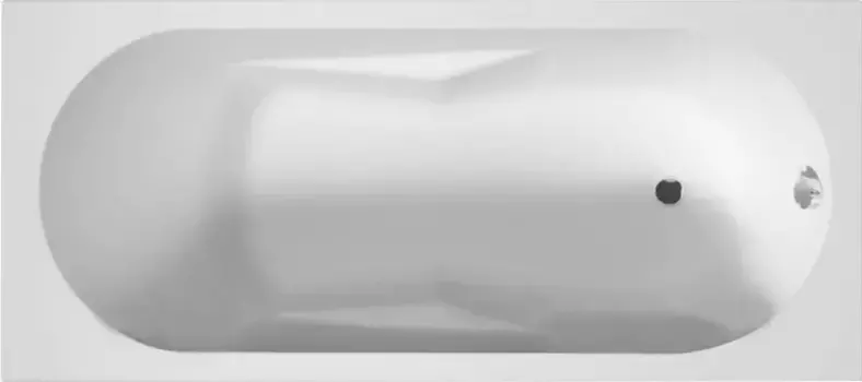 Ванна акриловая Riho Bathtubs Lazy 180х80 белый