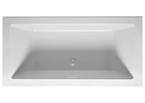 Ванна акриловая Riho Rething Cubic 160х70 заполнение через перелив белый