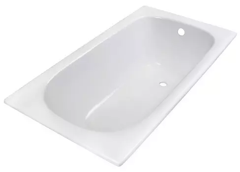 Ванна чугунная Kaiser 130х70 с антискользящим покрытием белый