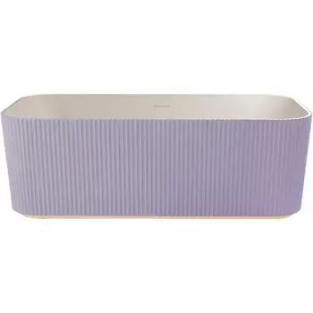 Ванна из искусственного камня Abber Stein 170х75 фиолетовая без гидромассажа