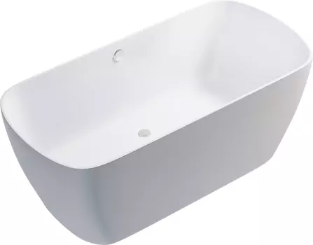 Ванна из искусственного камня Астра-Форм Антарес 160x75 см, отдельностоящая, белая, на ножках