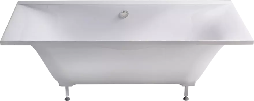 Ванна из искусственного камня Астра-Форм Геркулес 01010072 190x90 см, встраиваемая, матовая белая, на ножках