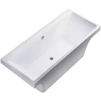 Ванна из искусственного камня Астра-Форм Капри 01010087 180x80 см, встраиваемая, матовая белая, на ножках