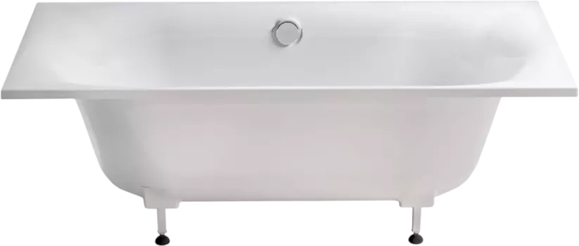 Ванна из искусственного камня Астра-Форм Лира 01010076 170x75 см, встраиваемая, матовая белая, на ножках