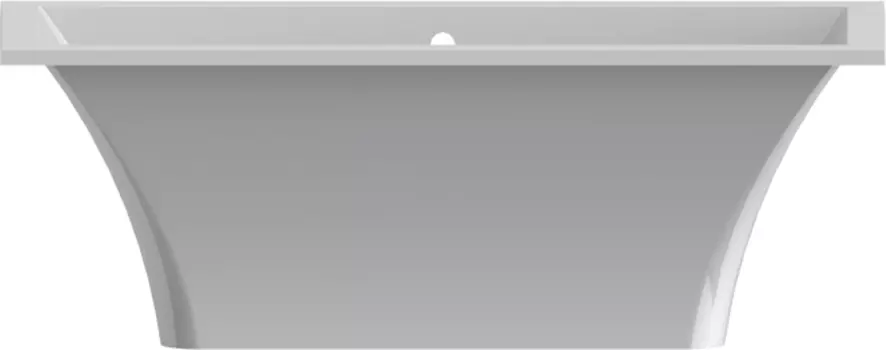 Ванна из искусственного камня Астра-Форм Лотус 185x85 см, отдельностоящая, белая, на ножках