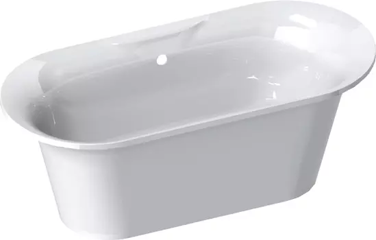 Ванна из искусственного камня Астра-Форм Монако 175x80 см, отдельностоящая, белая, овальная, на ножках