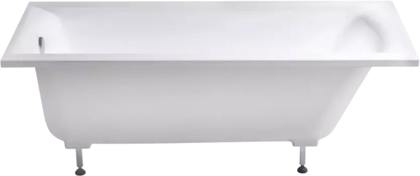 Ванна из искусственного камня Астра-Форм Нью-Форм 01010061 170x80 см, встраиваемая, матовая белая, на ножках