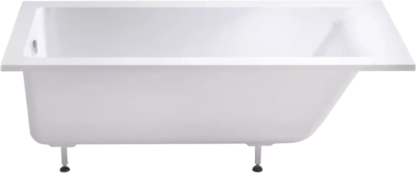 Ванна из искусственного камня Астра-Форм Нейт 01010051 170x80 см, встраиваемая, белая, на ножках