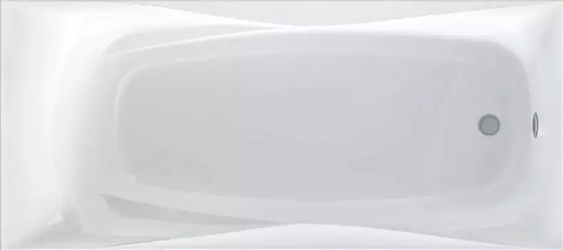 Ванна из искусственного камня Астра-Форм Вега Люкс 170x80 см, правая, пристенная, белая, на ножках