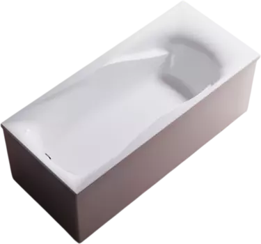 Ванна из искусственного камня Астра-Форм Вега 01010068 180x80 см, встраиваемая, белая, на ножках