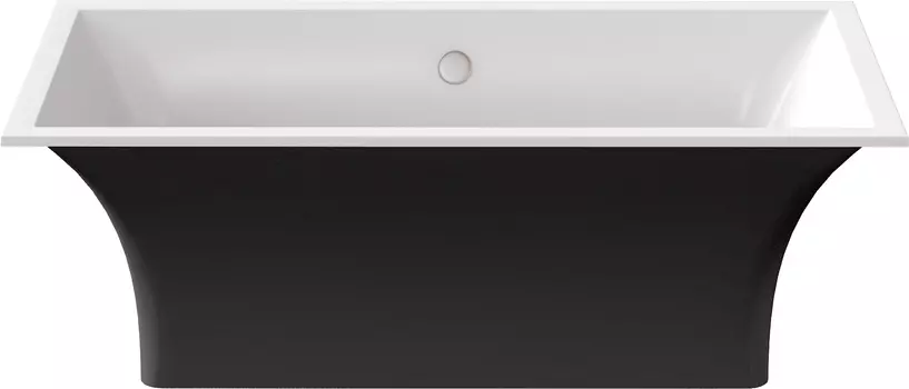 Ванна из искусственного камня Good Door Мадрид ва00008 170x80 черная