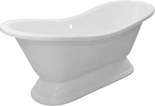 Ванна из искусственного камня Эстет Бостон ФР-00001046 180x70, на подиуме