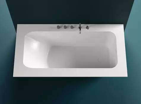 Ванна из искусственного камня Salini Orlando 190x100 102114M S-Sense, матовый