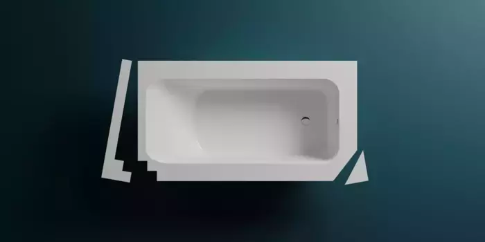 Ванна из искусственного камня Salini Orlando 190x100 102024M S-Stone, матовый