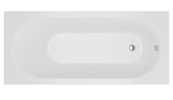 Ванна из литьевого мрамора Delice Bravo 180х80 белый