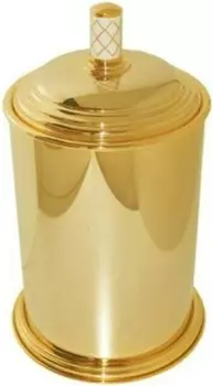 Ведро для мусора Boheme Murano золото глянцевое