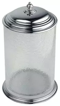 Ведро для мусора Boheme Vogue хром - черный