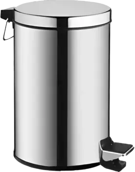 Ведро для мусора Haiba 12 литров хром