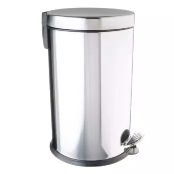 Ведро для мусора педальное Fixsen 8L хром