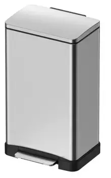 Ведро для мусора педальное Weltwasser Lassy 30L матовая сталь