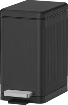 Ведро для мусора педальное Weltwasser Magy 10L черный матовый