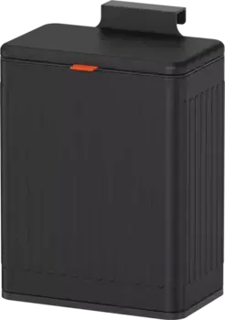 Ведро для мусора Weltwasser Vine 8L черный матовый