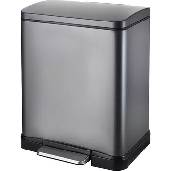 Ведро для мусора педальное Weltwasser Lassy 12L серый матовый