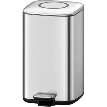 Ведро для мусора Weltwasser Wally 12L сталь матовый