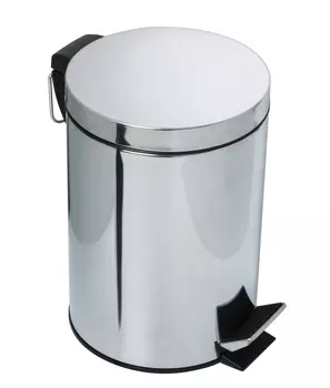Ведро для мусора педальное Fixsen Hotel 8L FX-31024 хром