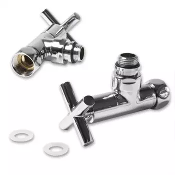 Вентиль для полотенцесушителя Energy 2 шт хром