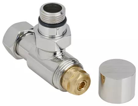 Вентиль Вентиль угловой (под шестигранник) G 1/2" НР х G 3/4" НГ (Без покрытия)