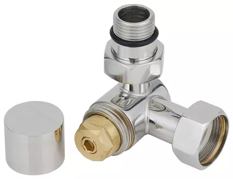 Вентиль Вентиль 3D левый (под шестигранник) G 1/2" НР х G 3/4" НГ (Без покрытия)