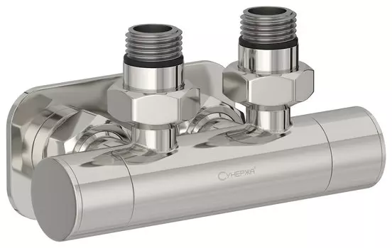 Вентиль Вентиль 2х1/2" угловой скрытый-скрытый EU50 (Без покрытия)