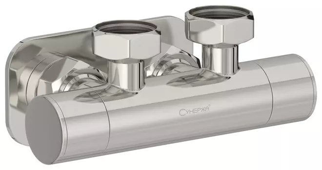 Вентиль Вентиль 2х3/4" угловой скрытый-скрытый EU50 (Без покрытия)