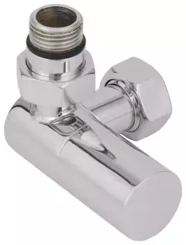 Вентиль Вентиль 3D левый (цилиндр) G 1/2" НР х G 3/4" НГ (Тёмный титан муар)