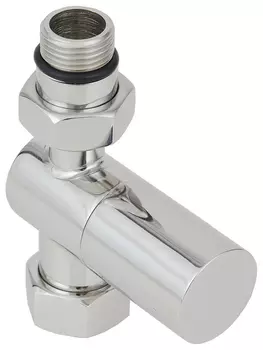 Вентиль Вентиль прямой (цилиндр) G 1/2" НР х G 3/4" НГ (Матовый чёрный)