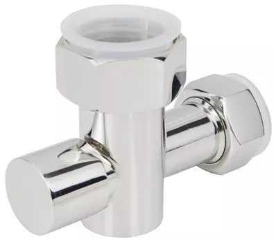 Вентиль Вентиль с клапаном запорный (скрытый) G 1" НГ х G 3/4" НГ (Без покрытия)